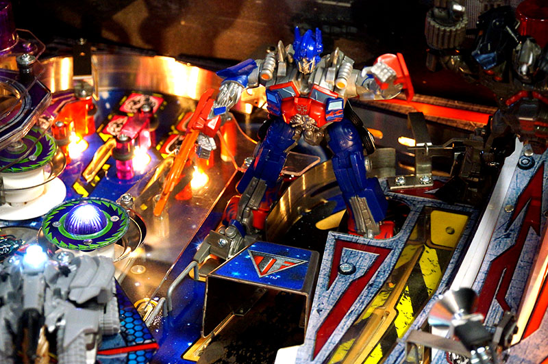 Transformers Pinball Machine - Optimus Prime Figure